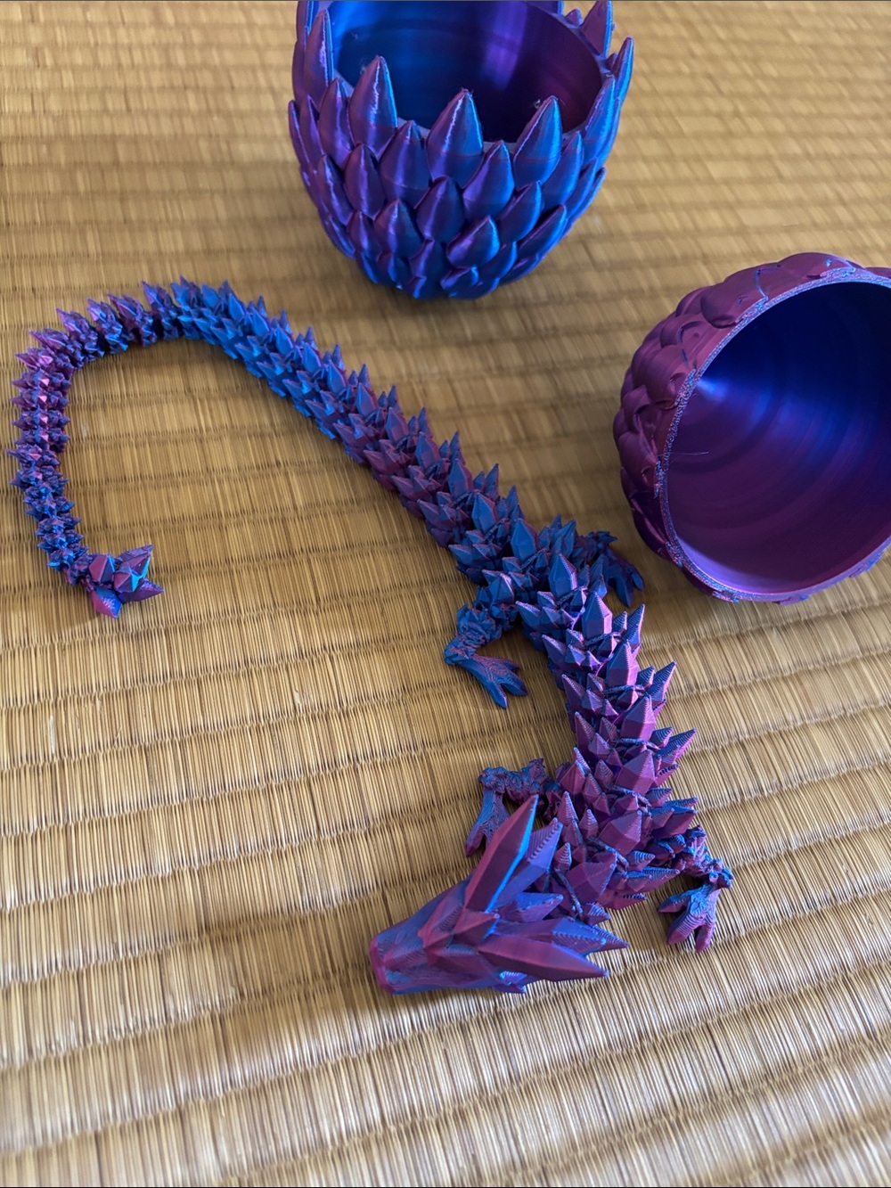 Purple Dragon inside Dragon Egg